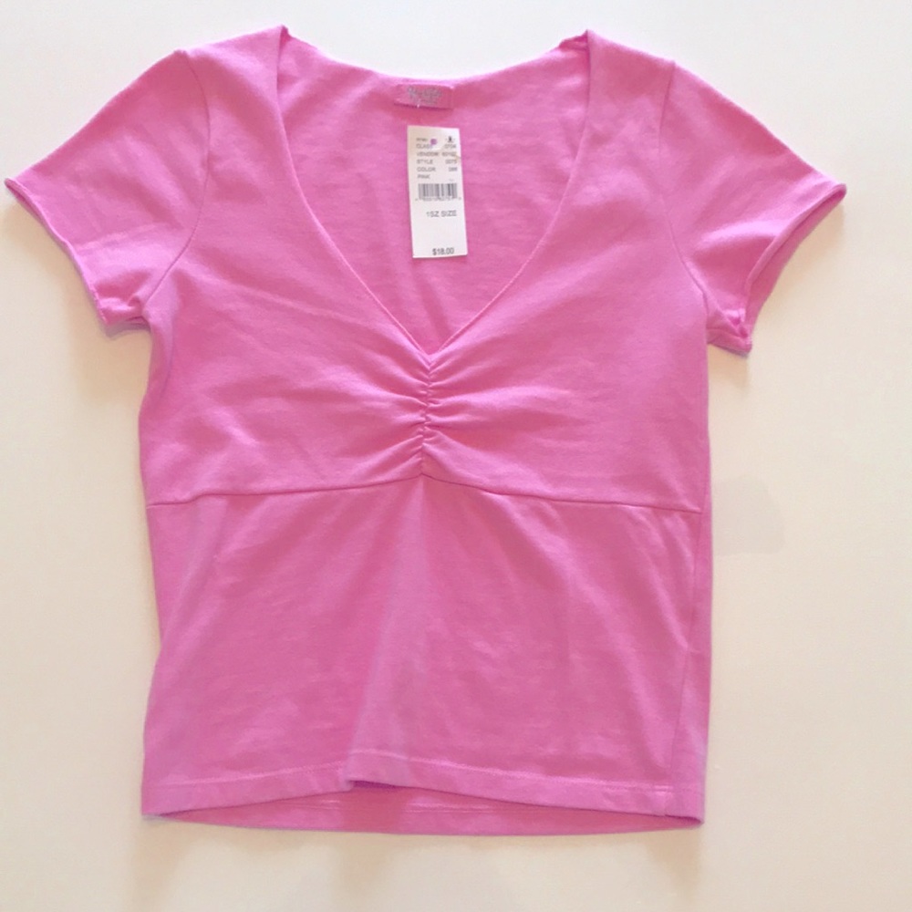 Brandy Melville Pink Gina Top